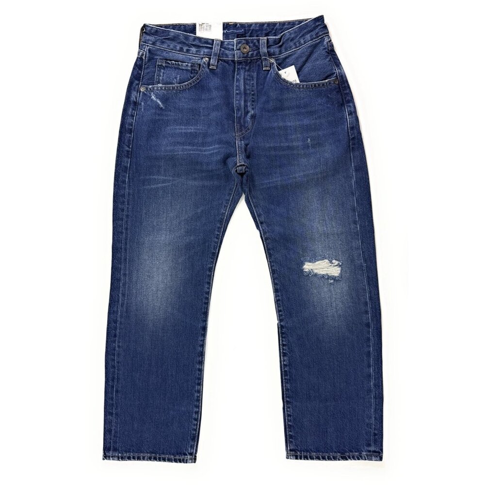 Levis Made Crafted Womens Jeans Slim Crop Size 27x24 Distressed NEW $198